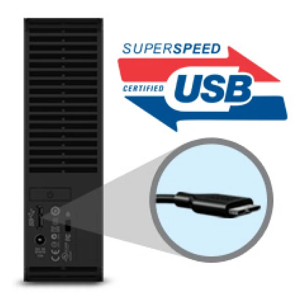 Western Digital Elements Desktop WDBWLG0020HBK USB 3.0 3.5" 2 TB Harici Harddisk - Görsel 4