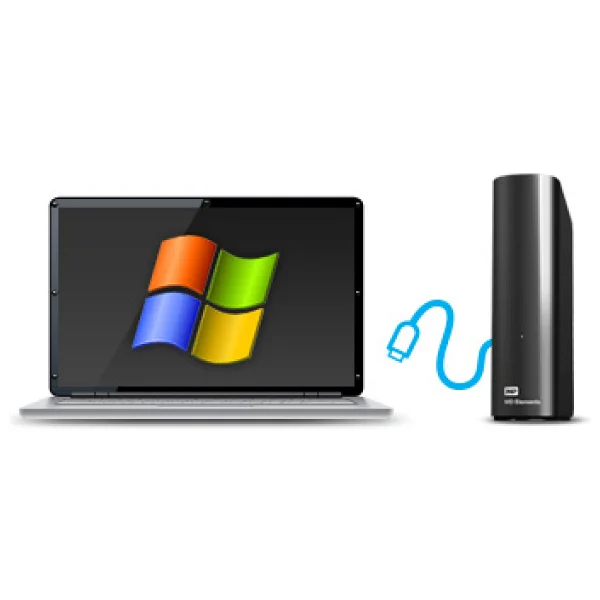 Western Digital Elements Desktop WDBWLG0020HBK USB 3.0 3.5" 2 TB Harici Harddisk - Görsel 8