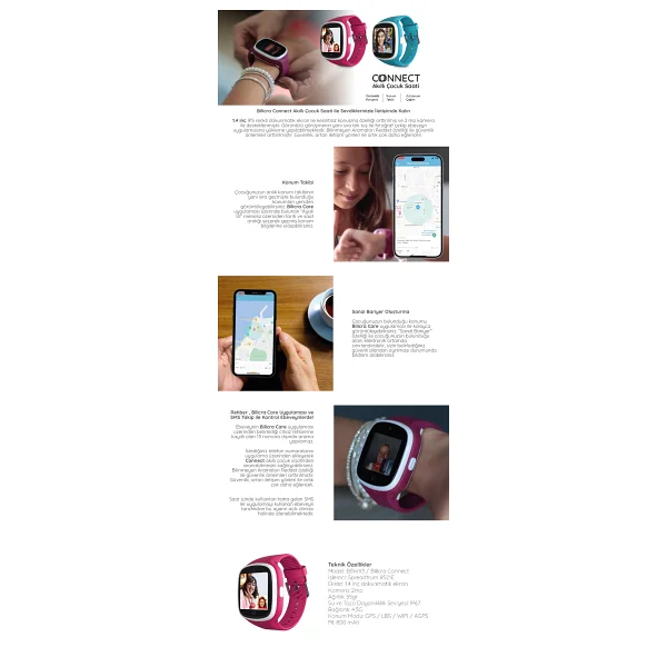 Bilicra Connect Akıllı Çocuk Saati - Görsel 10