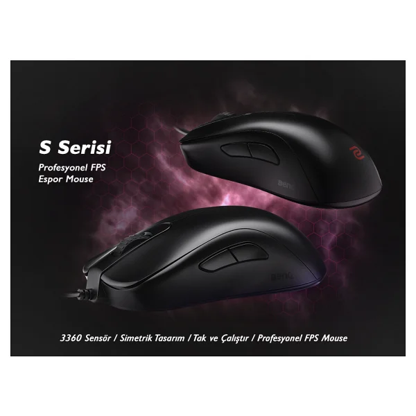 BenQ Zowie S1 Kablolu Optik Oyuncu Mouse - Görsel 9