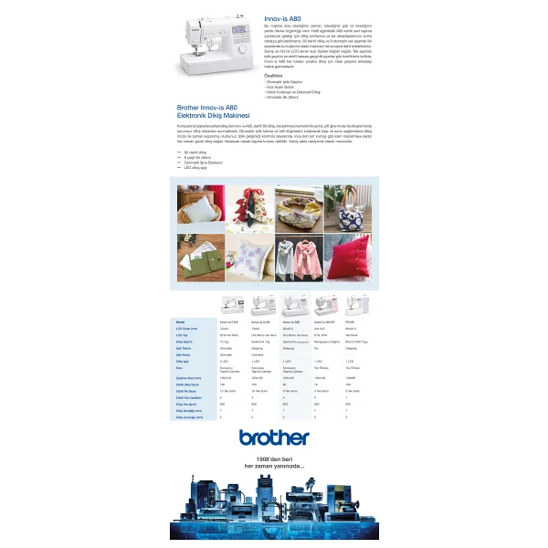 Brother Innov-is A80 Elektronik Dikiş Makinesi - Görsel 6
