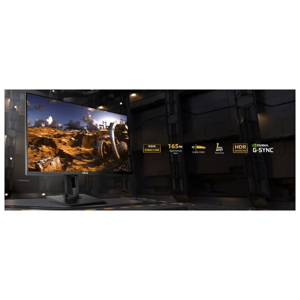 Asus TUF Gaming VG27AQZ 27" 1 ms 2K Pivot IPS 165 Hz Oyuncu Monitörü - Görsel 9