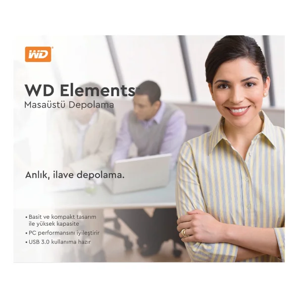 Western Digital Elements Desktop WDBWLG0180HBK USB 3.0 3.5" 18 TB Harici Harddisk - Görsel 6