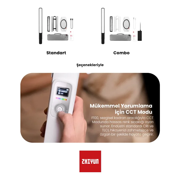 Zhiyun Fiveray F100 LED Işık Çubuğu - Görsel 9
