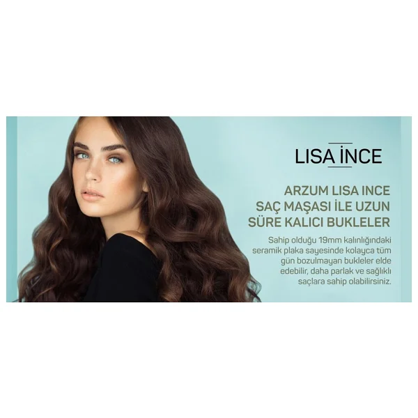 Arzum AR5023 Lisa 19 mm Seramik Saç Maşası - Görsel 5