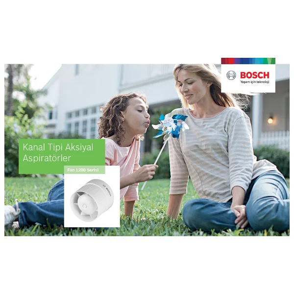 Bosch 1200 Serisi 100 mm Banyo Havalandırma Fanı - Görsel 4
