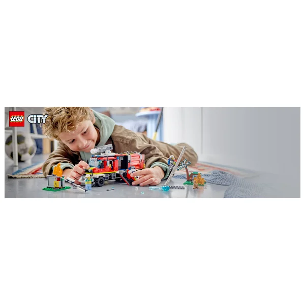 Lego 60374 City İtfaiye Komuta Kamyonu - Görsel 10