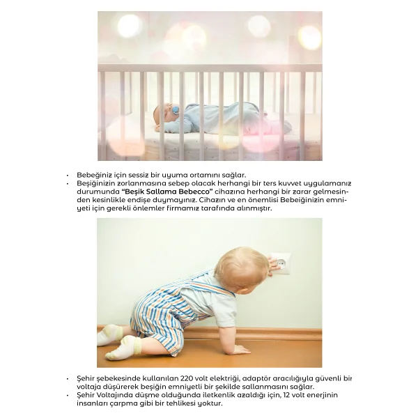 Bebecco Otomatik Beşik Sallama Aparatı - Görsel 8