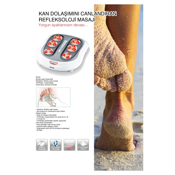 Beurer FM 60 Shiatsu Ayak Masaj Aleti - Görsel 10