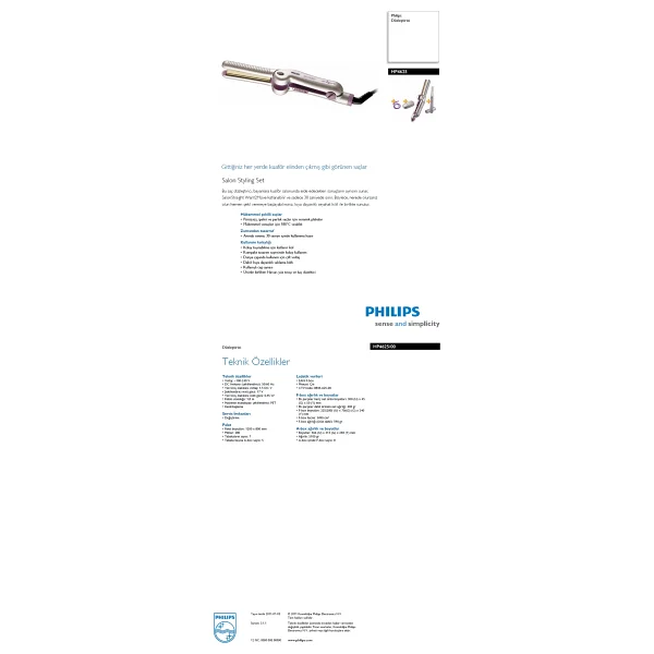 Philips HP4625 Saç Düzleştirici - Görsel 4