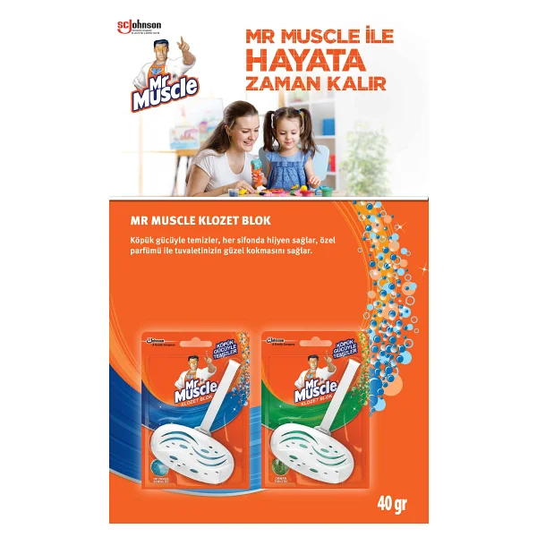 Mr. Muscle Orman Esintisi 40 gr Klozet Blok Koku Giderici - Görsel 9