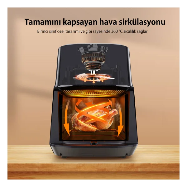 TaoTronics TT-AF011 5 lt Yağsız Fritöz - Görsel 7