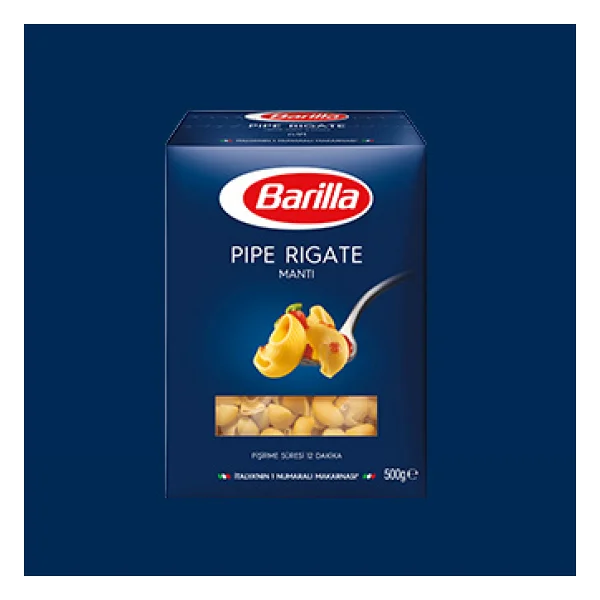 Barilla Pipe Rigate - Mantı 500 gr - Görsel 6