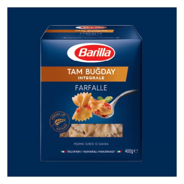Barilla Integrale Tam Buğday Kelebek Makarna 400 gr - Görsel 7