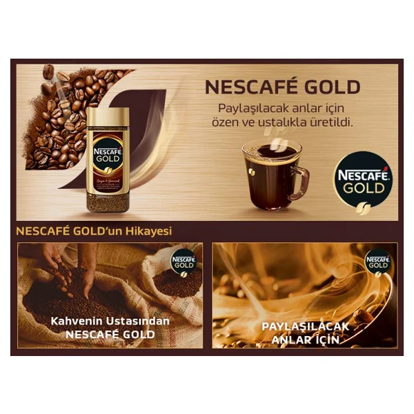 Nescafe Gold Granül Kahve 50 gr Kavanoz - Görsel 2