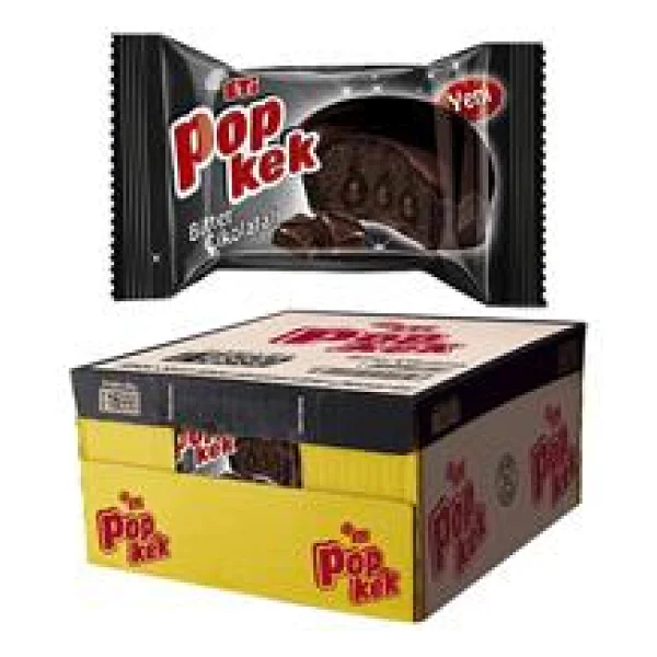 Eti Popkek Bitter Çikolatalı Kek 55 gr 24'lü - Görsel 7
