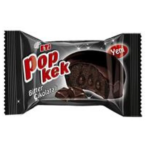 Eti Popkek Bitter Çikolatalı Kek 55 gr 24'lü - Görsel 8