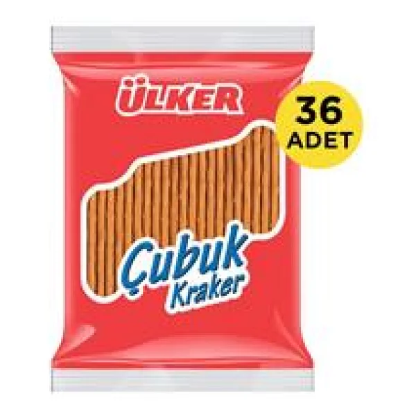 Ülker 40 gr 36'lı Paket Sade Çubuk Kraker - Görsel 5