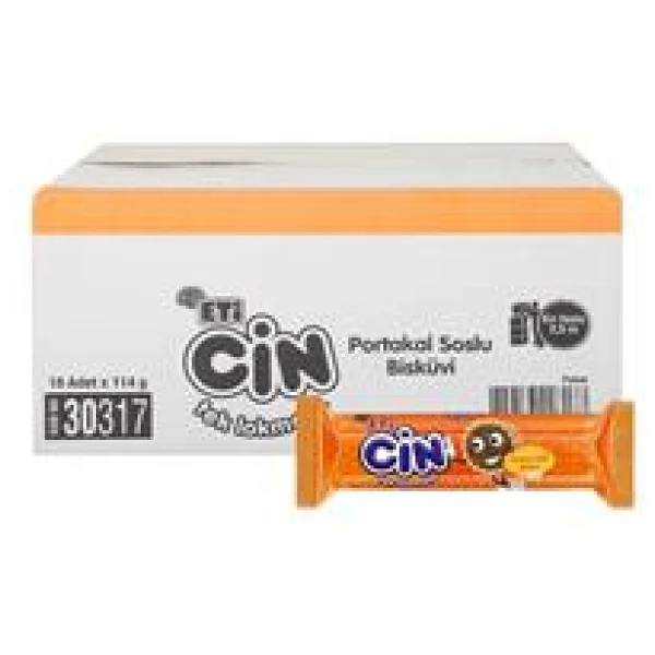 Eti Cin Portakallı Bisküvi 18x114 gr - Görsel 6