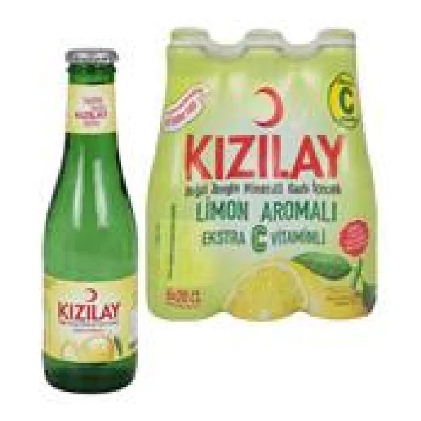 Kızılay Limonlu Maden Suyu 6x200 ml - Görsel 3