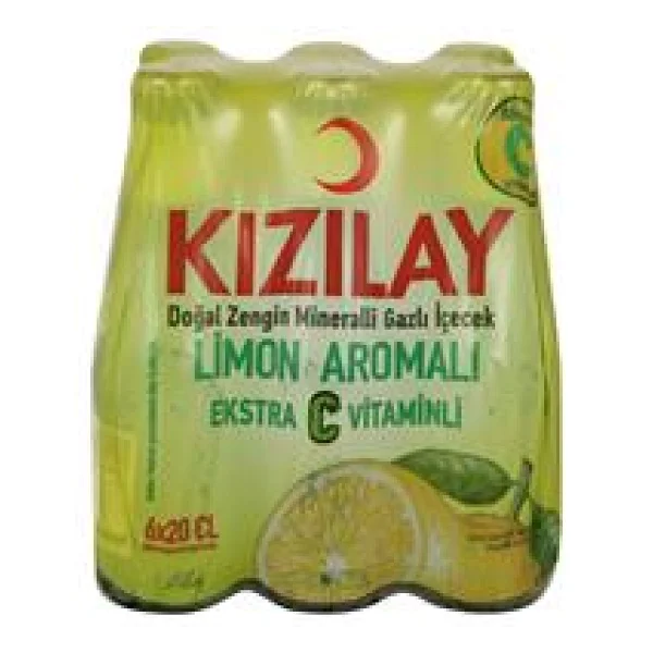Kızılay Limonlu Maden Suyu 6x200 ml - Görsel 5