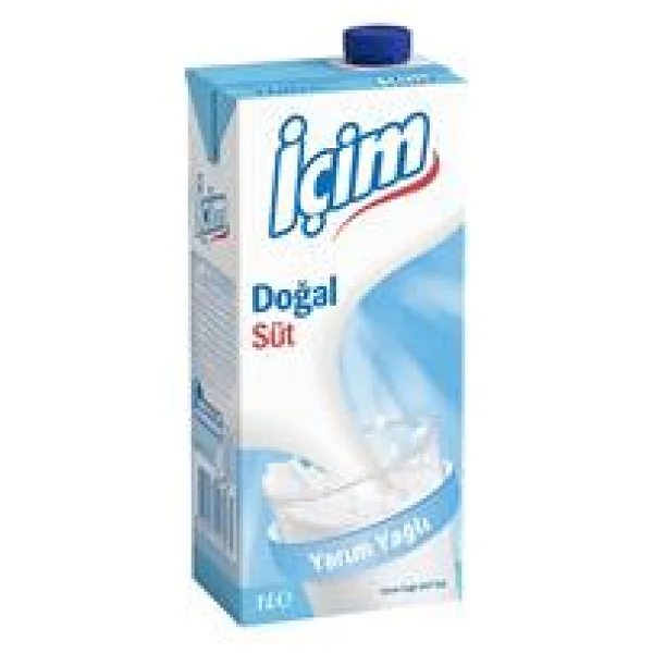 İçim 1 lt 12'li Paket Yarım Yağlı Süt - Görsel 3