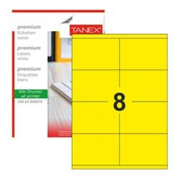 Tanex TW-2208 Yazıcı Etiketi 105 x 70 mm (5 x 800 Adet) 4.000 Adet .. - Görsel 2