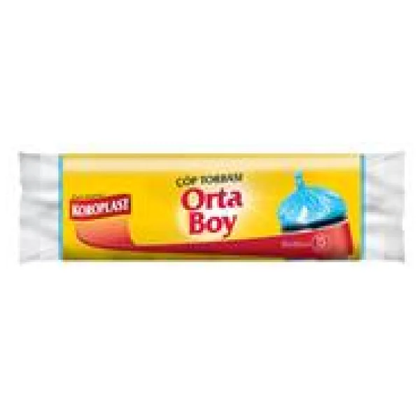 Koroplast Orta Boy Mavi Çöp Poşeti 15'li - Görsel 4