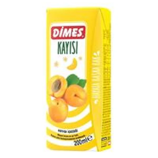 Dimes Kayısı Meyve Suyu 27x200 ml - Görsel 5