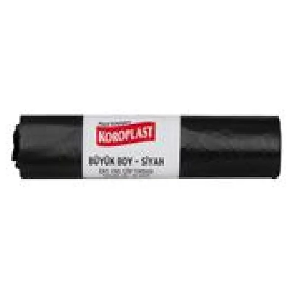 Koroplast Eko Endüstriyel Büyük Boy Siyah Çöp Poşeti 10'lu - Görsel 2