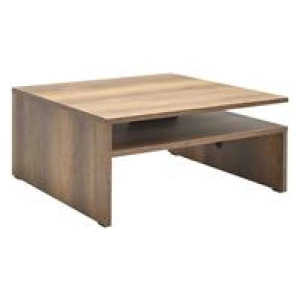 Adore Mobilya Kare Orta Sehpa - Koyu Ceviz (oslo Ceviz) 90x42x90 Cm (gxyxd) - Görsel 2