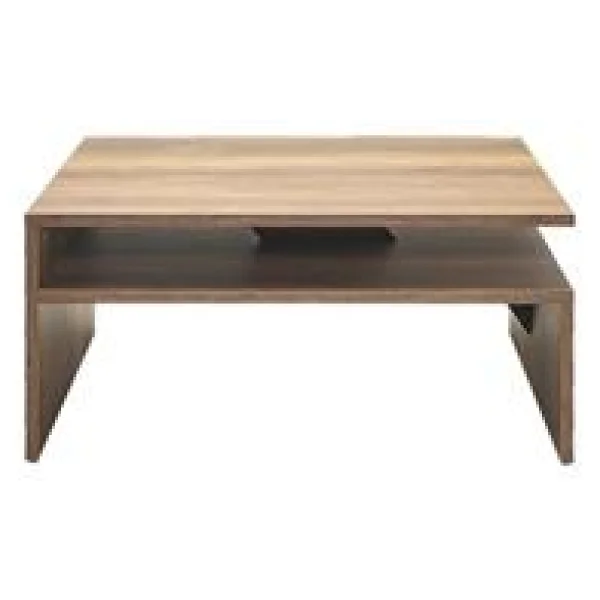 Adore Mobilya Kare Orta Sehpa - Koyu Ceviz (oslo Ceviz) 90x42x90 Cm (gxyxd) - Görsel 3