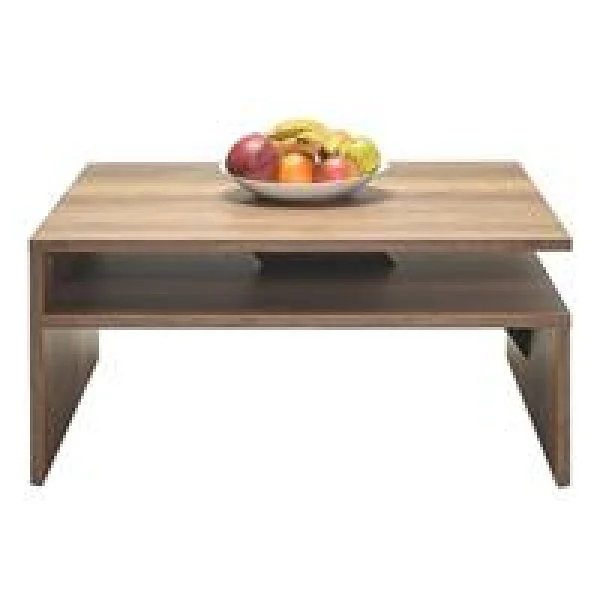 Adore Mobilya Kare Orta Sehpa - Koyu Ceviz (oslo Ceviz) 90x42x90 Cm (gxyxd) - Görsel 6