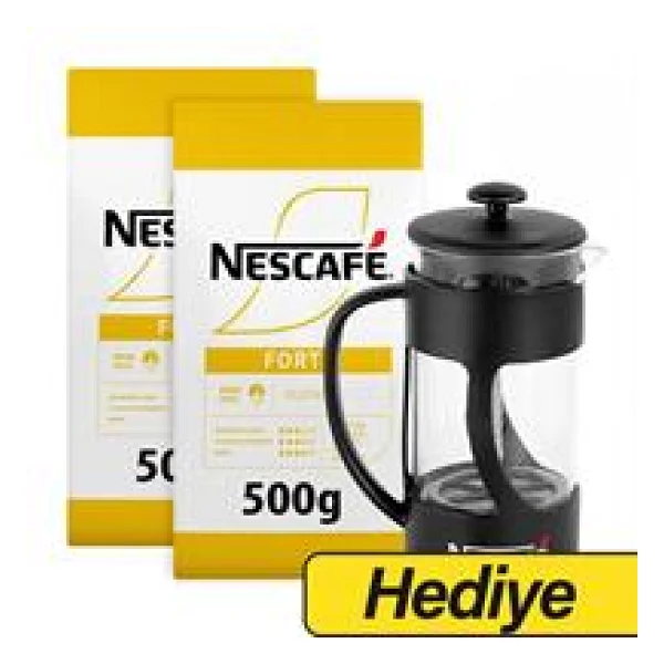 Nescafe Forte Filtre Kahve 500 gr 2'li - Görsel 3