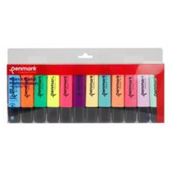 Penmark 6 Pastel + 6 Neon 12'li Fosforlu Kalem Seti - Görsel 7