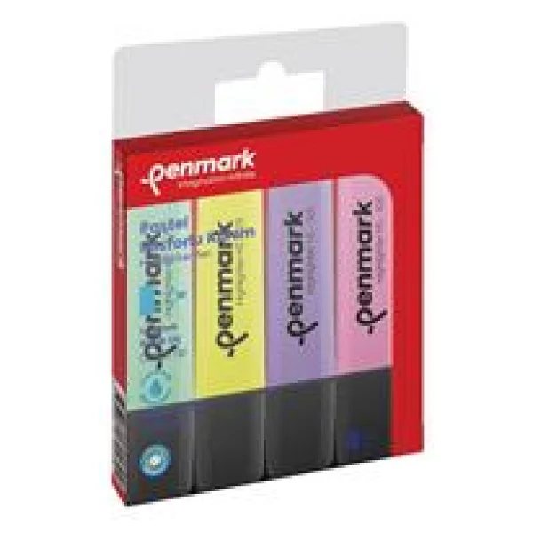 Penmark Pastel 4'lü Fosforlu Kalem Seti - Görsel 5