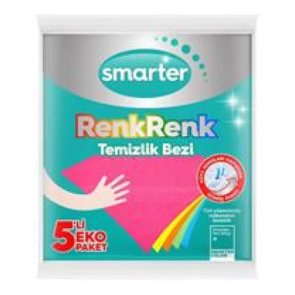 Smarter Renk Temizlik Bezi 5'li - Görsel 7