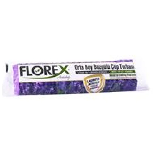 Florex Lavanta Kokulu Büzgülü Orta Boy Çöp Poşeti 10'lu - Görsel 9