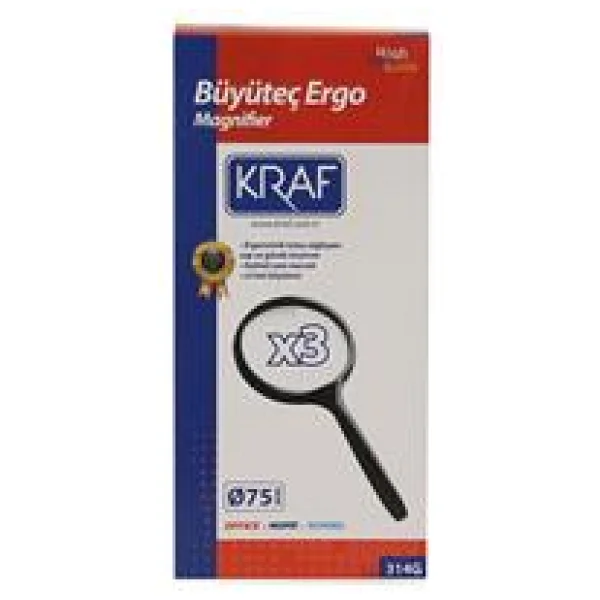 Kraf 314G 75 mm Ergonomik Büyüteç - Görsel 2