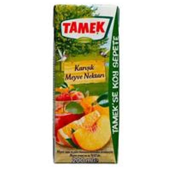 Tamek Karışık Meyve Nektarı 27x200 ml - Görsel 2