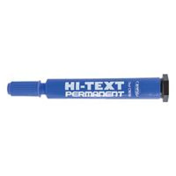 Hi-Text 830 Kesik Uçlu Mavi Permanent Marker Kalem - Görsel 7