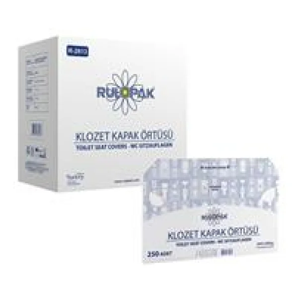 Rulopak R-2613 Klozet Kapağı Örtüsü 20x250 Yaprak - Görsel 3