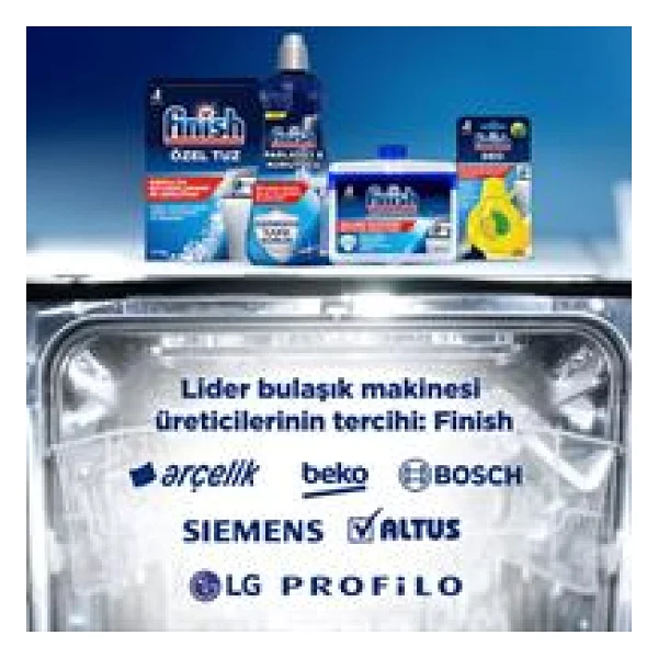 Finish Bulaşık Makinesi Parlatıcı & Kurutucu Sıvı Limon 800 ml - Görsel 9