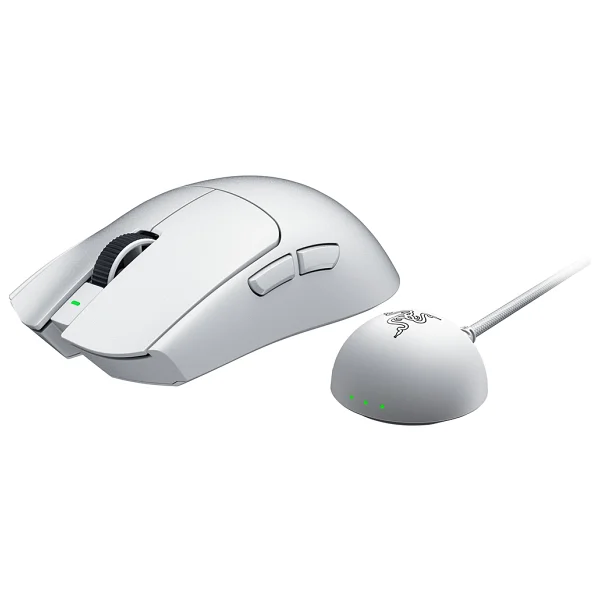 Razer Viper V4 Pro Beyaz Şarjlı Makrolu Optik Kablolu/Kablosuz Oyuncu Mouse - Görsel 4