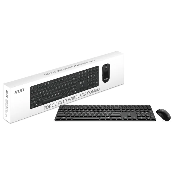 MSI K210 Combo Kablosuz Klavye Mouse Seti - Görsel 5