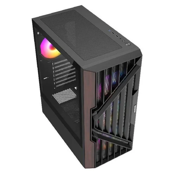 Fazeon F9 F9E650BBM ARGB Fanlı 650 W E-ATX Oyuncu Kasası - Görsel 4