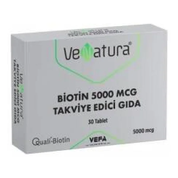 Venatura Biotin 5000 mcg 30 Tablet - Görsel 4