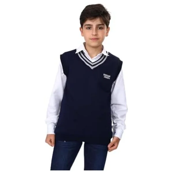 Toontoy Erkek Çocuk Okul Nakışlı Süveter Siyah 6-7 YAŞ - Görsel 10