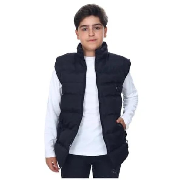 Toontoy Erkek Çocuk Göğsü Armalı Şişme Yelek Siyah 5-6 YAŞ - Görsel 10
