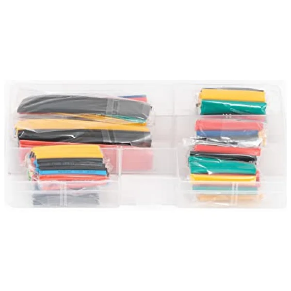 ZAUSS 164-530 - 750 Parça Kutulu Makaron Isıyla Daralan Kablo Koruma Kablo Tamir Seti Heat Shrink (750)